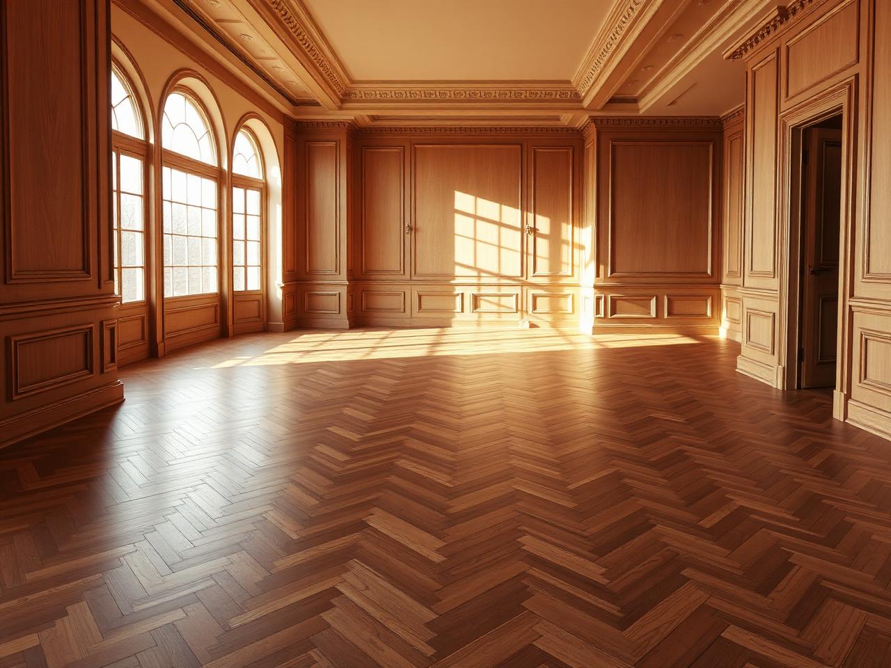 DUMBO Loft Herringbone Floors