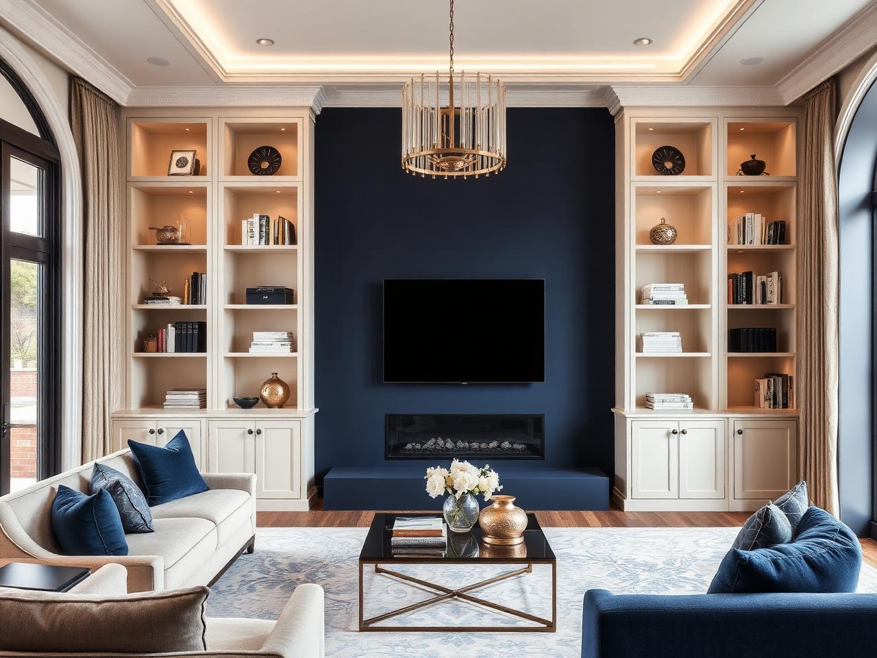 Brooklyn Heights living room after K&Y renovation