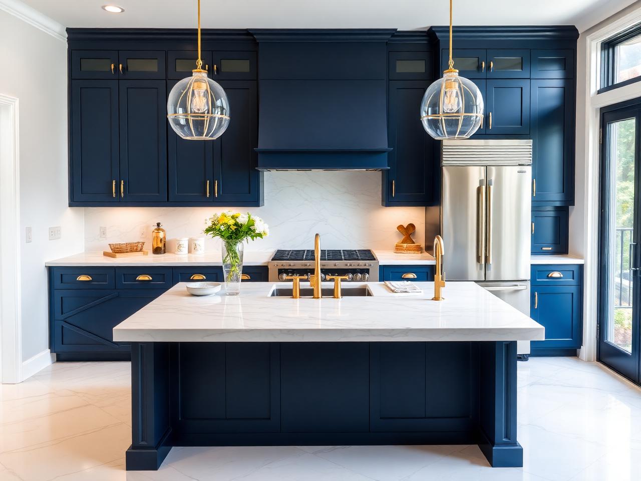 Luxury Park Slope kitchen after K&Y renovation
